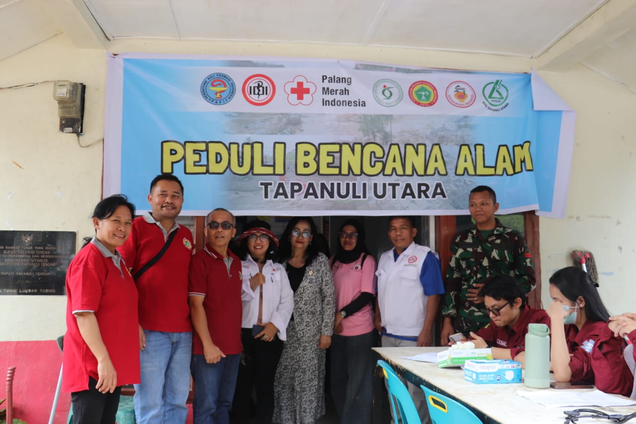 Baksos - Kabupaten Tapanuli Utara - Bantuan Logistik, obat2an dan kgtn trauma healing sekaligus posko kesehatan IDI